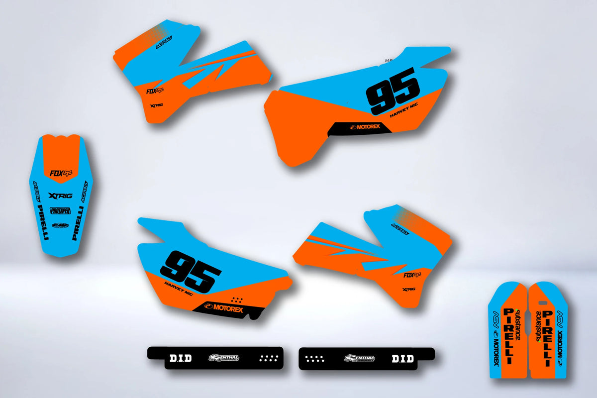 Kit grafiche KTM EXC SX 2001-2007 - ZEPMYR