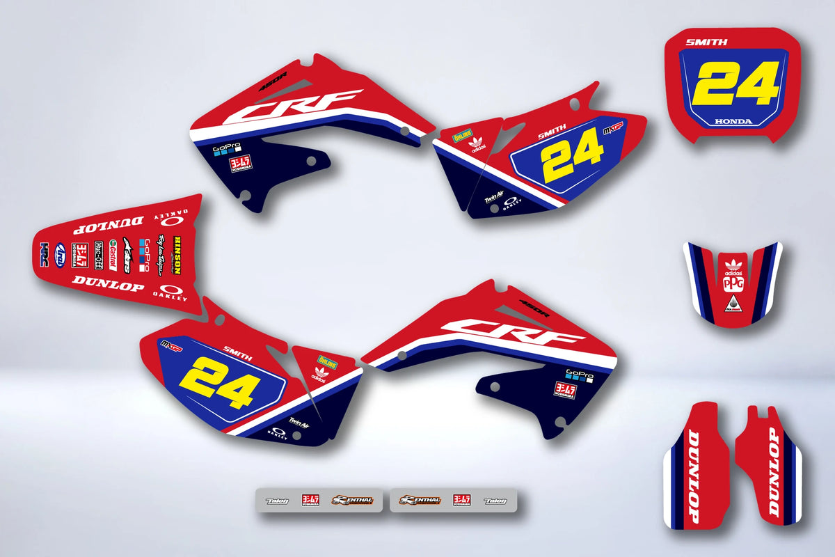 Dekor-Kit HONDA CRF 450 2002-2004 - TORMOS