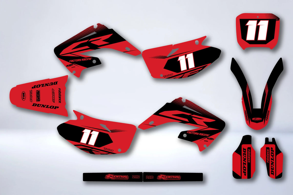 Graphics kit HONDA CR 125-250 2002-2013 - KRYTAN