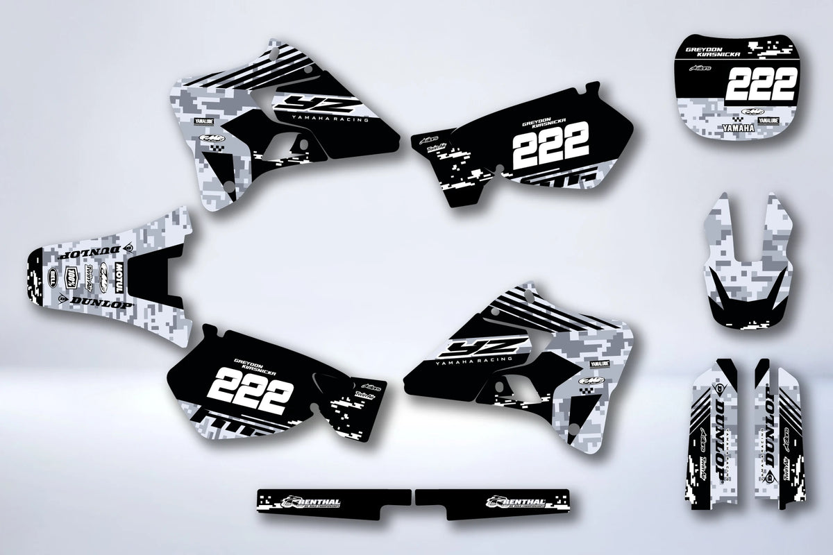 Kit Déco YAMAHA YZ 125-250 1996-2001 - TARHIX