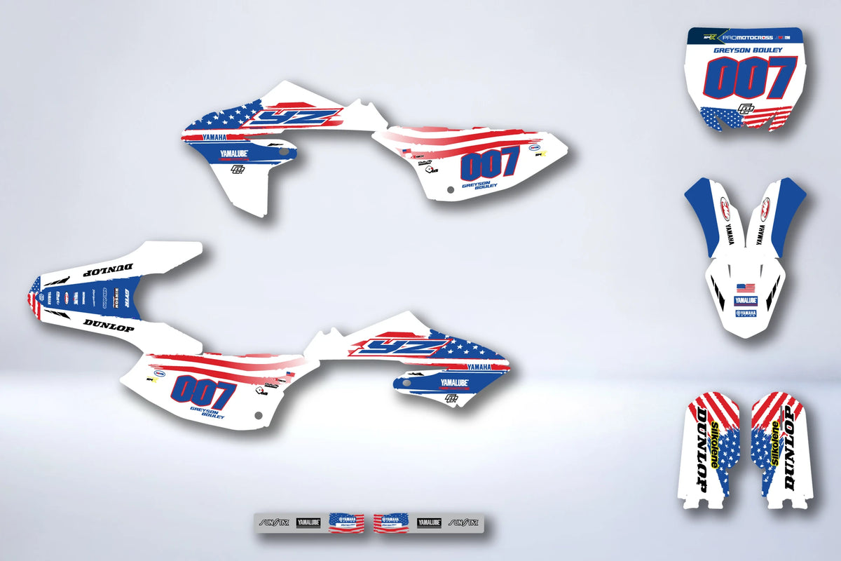 Kit de adhesivos Yamaha YZ 65 2018-2025 - DELDRIX