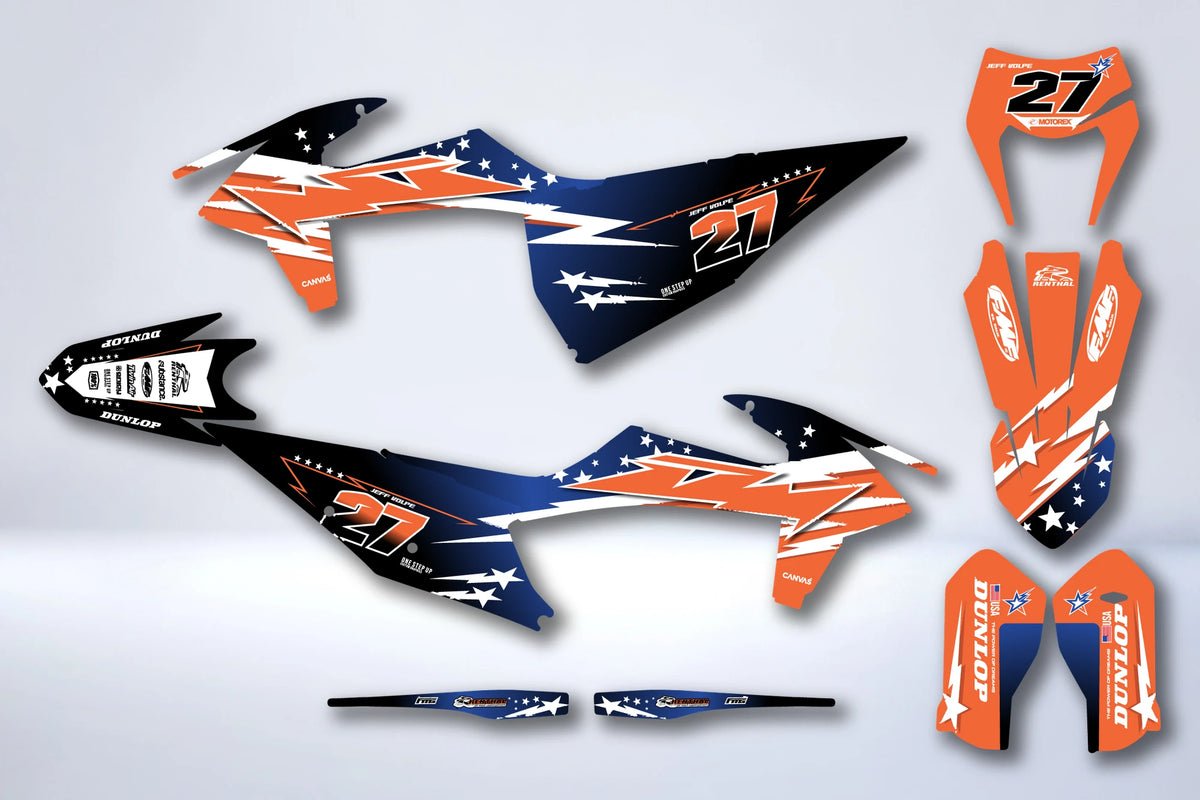 Graphics kit KTM EXC EXC-F SX SX-F 2019-2023 - VORLOR