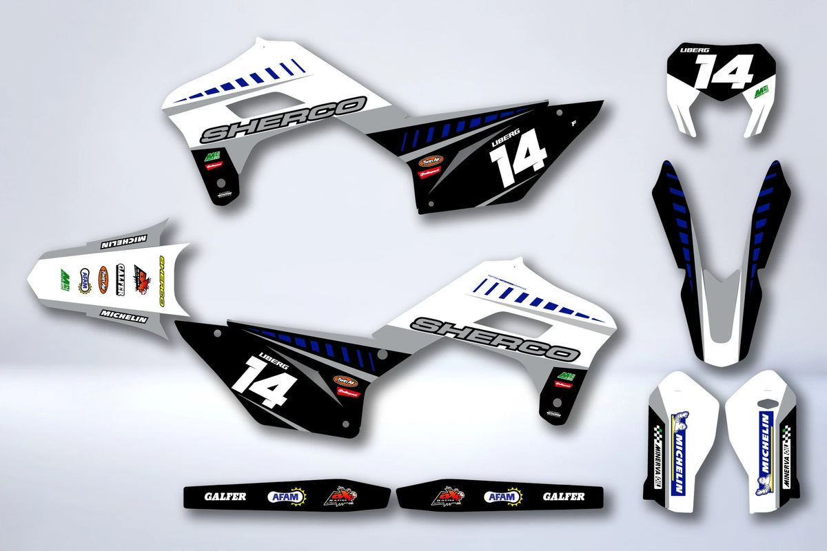 Kit grafiche SHERCO SE SEF 2017-2024 - BANQUISE