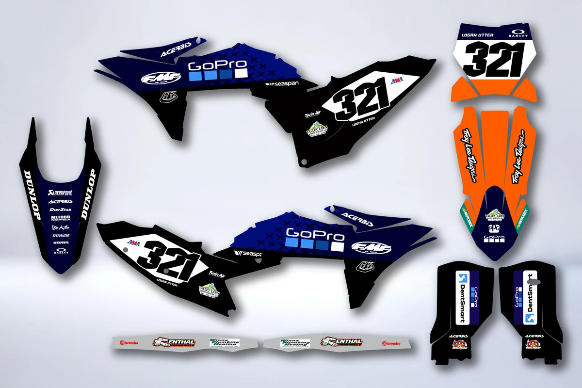 Kit Déco KTM EXC EXC-F SX SX-F 2025-2026 - TORTAN