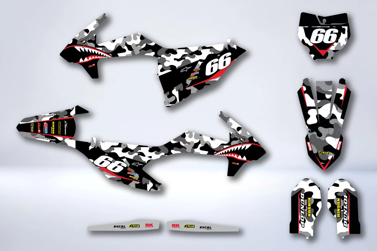 Kit grafiche KTM SX 85 2018-2024 - GLAXAR