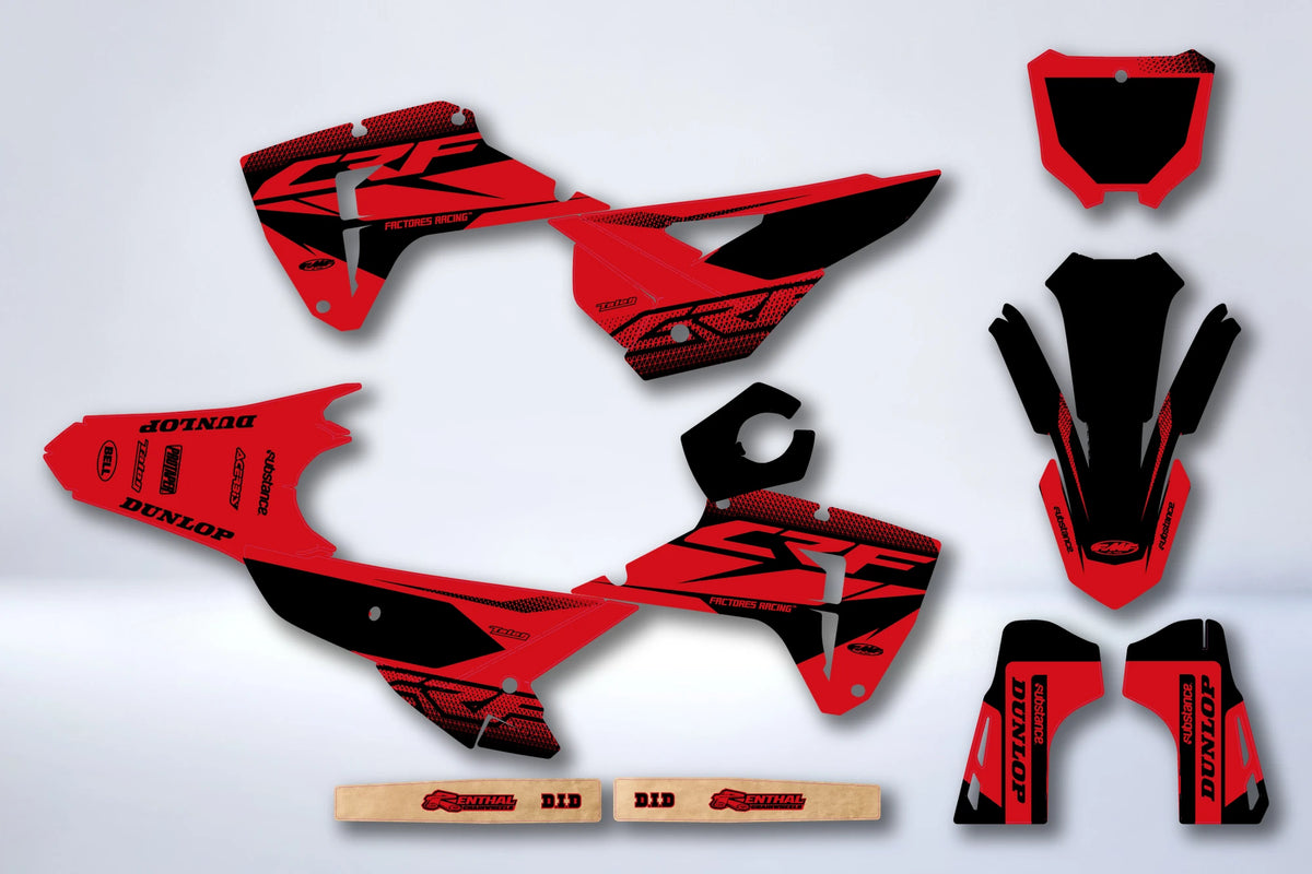 Dekor-Kit HONDA CRF 250 & CRF 450 2025-2026 - JAXKANE