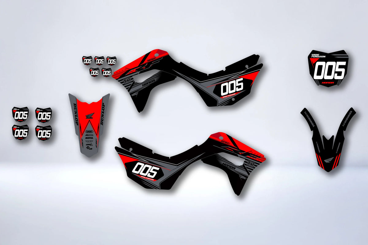 Kit de adhesivos HONDA CRF 125 F 2019-2025 - PYRGAR