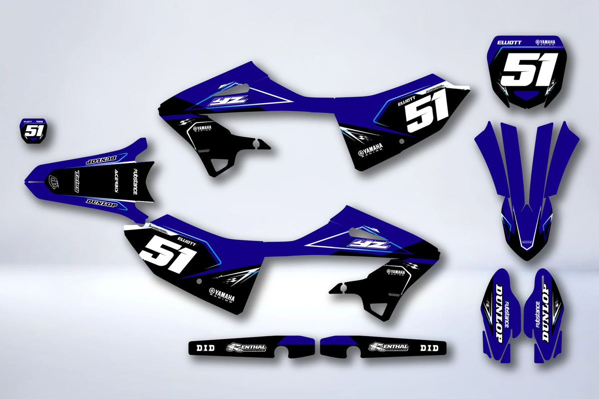 Graphics kit Yamaha YZ 125/250 2022-2026 - VULKIS