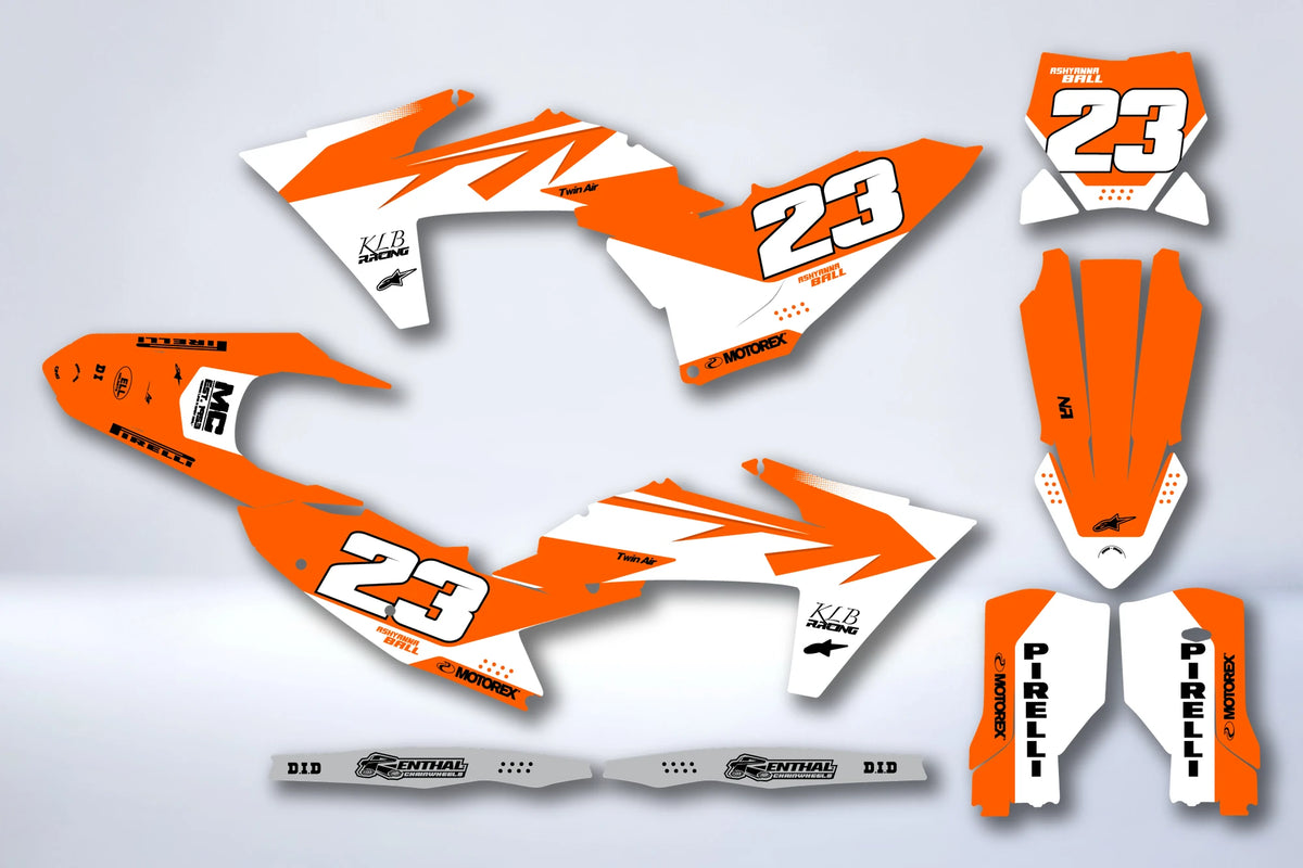 Dekor-Kit KTM EXC EXC-F SX SX-F 2023-2025 - BORQUOR
