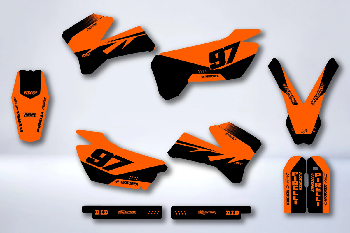 Graphics kit KTM EXC SX 2001-2007 - LUMQUOR