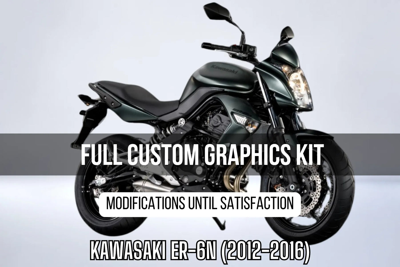 Kit Dekor KAWASAKI ER-6N (2012-2016) 100% individuell