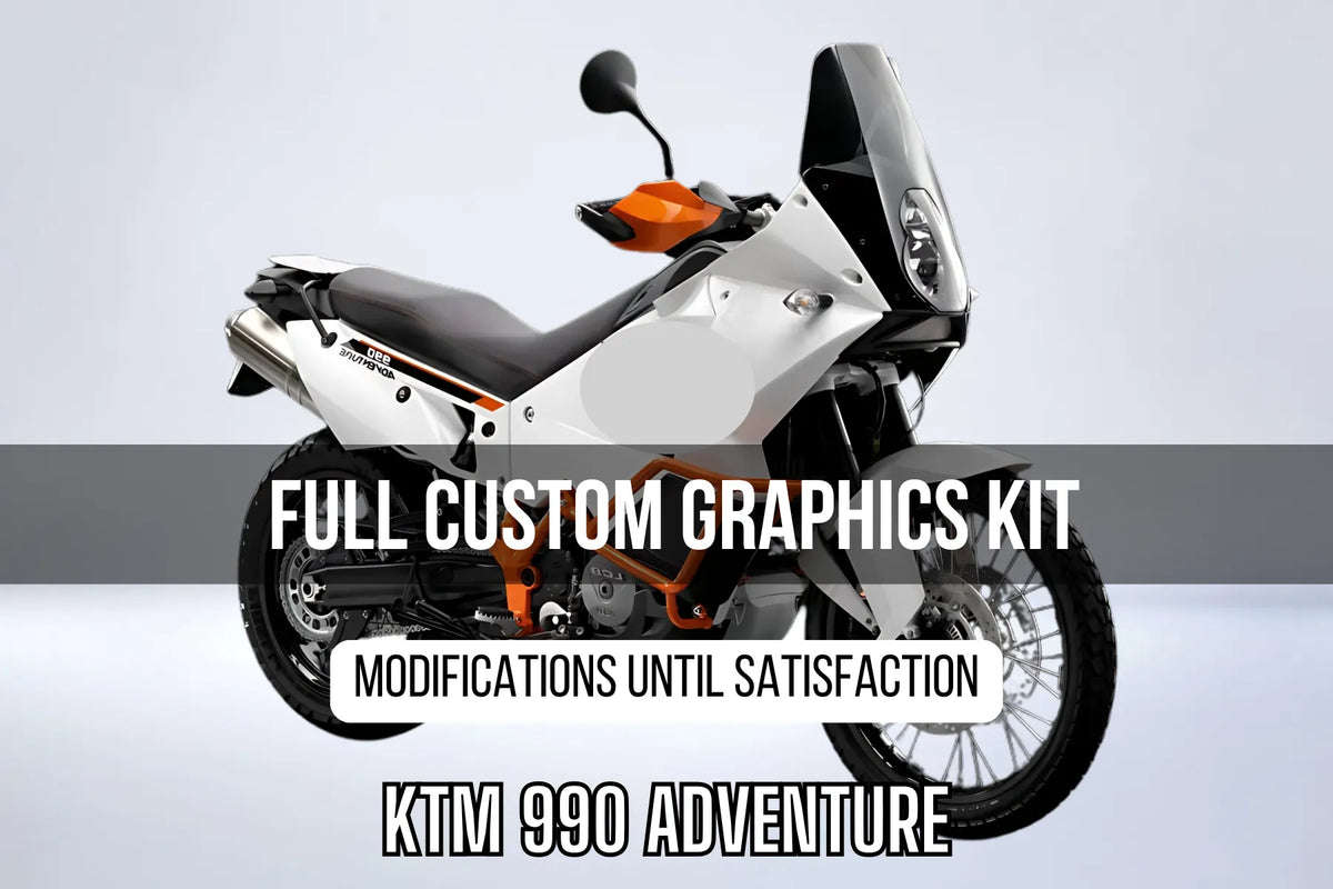 KTM 990 ADVENTURE 100% Custom Decal Kit