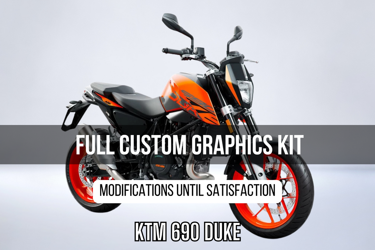Kit Déco KTM 690 DUKE 100% personalizzato