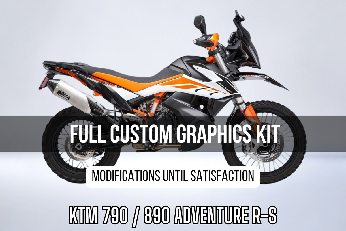 KTM 790 / 890 ADVENTURE R 100% custom graphics kit