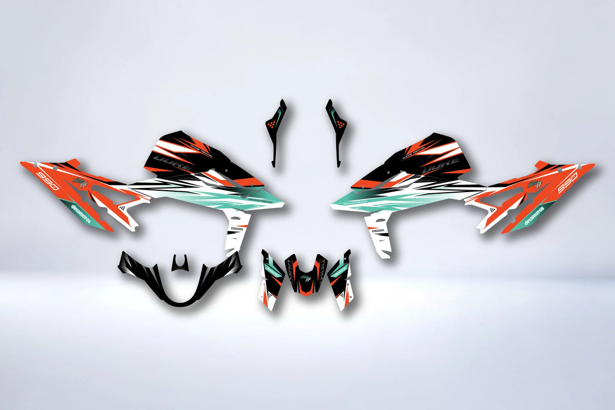 Dekor-Kit KTM 990 DUKE 2024-2025 - COMÈTE