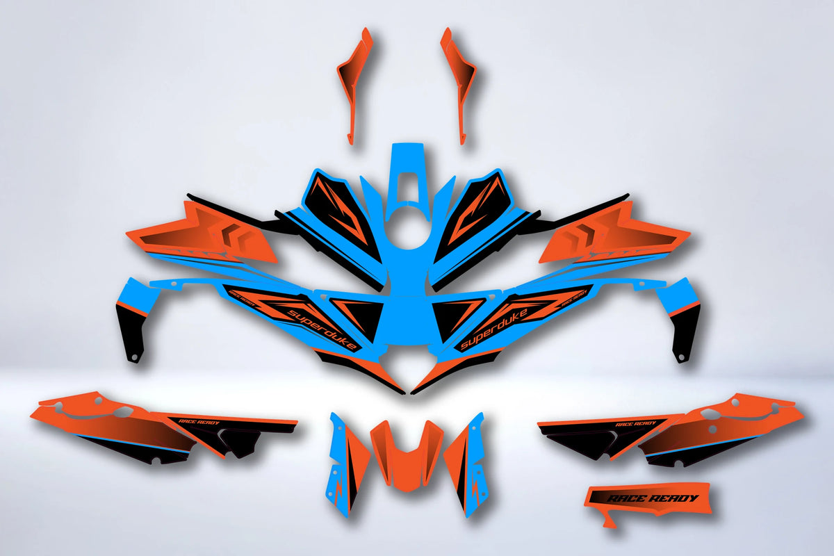 Kit grafiche KTM 1390 R SUPERDUKE 2024-2025 - OURAGAN
