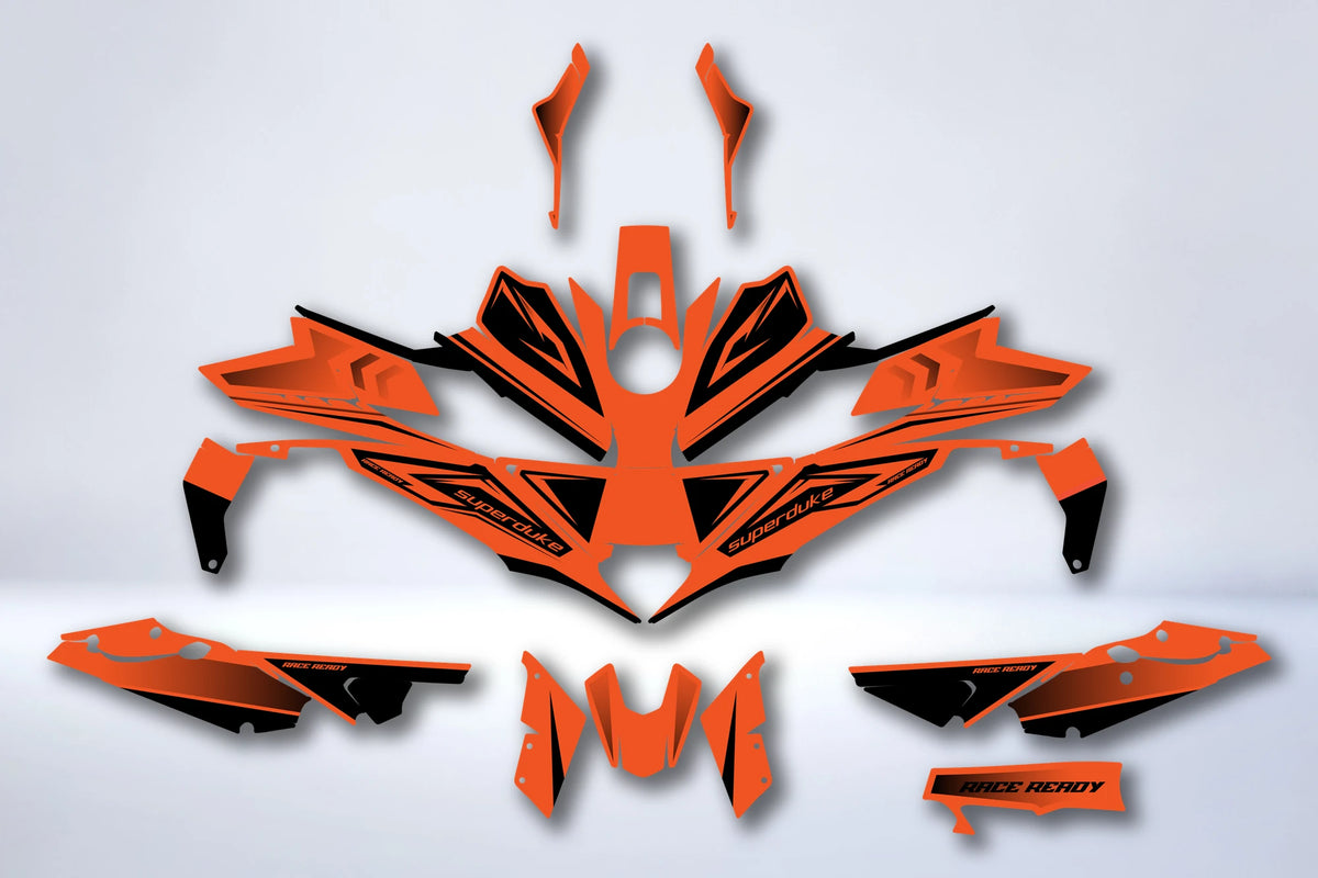 Kit grafiche KTM 1390 R SUPERDUKE 2024-2025 - OURAGAN