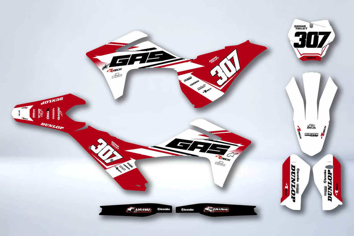 Kit grafiche GASGAS EC / EC-F / MC / MC-F 2020-2023 - NACRE