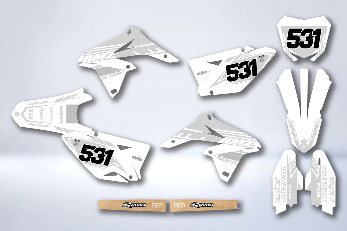 Kit de adhesivos SUZUKI RMZ 250 2010-2018 - PERLE