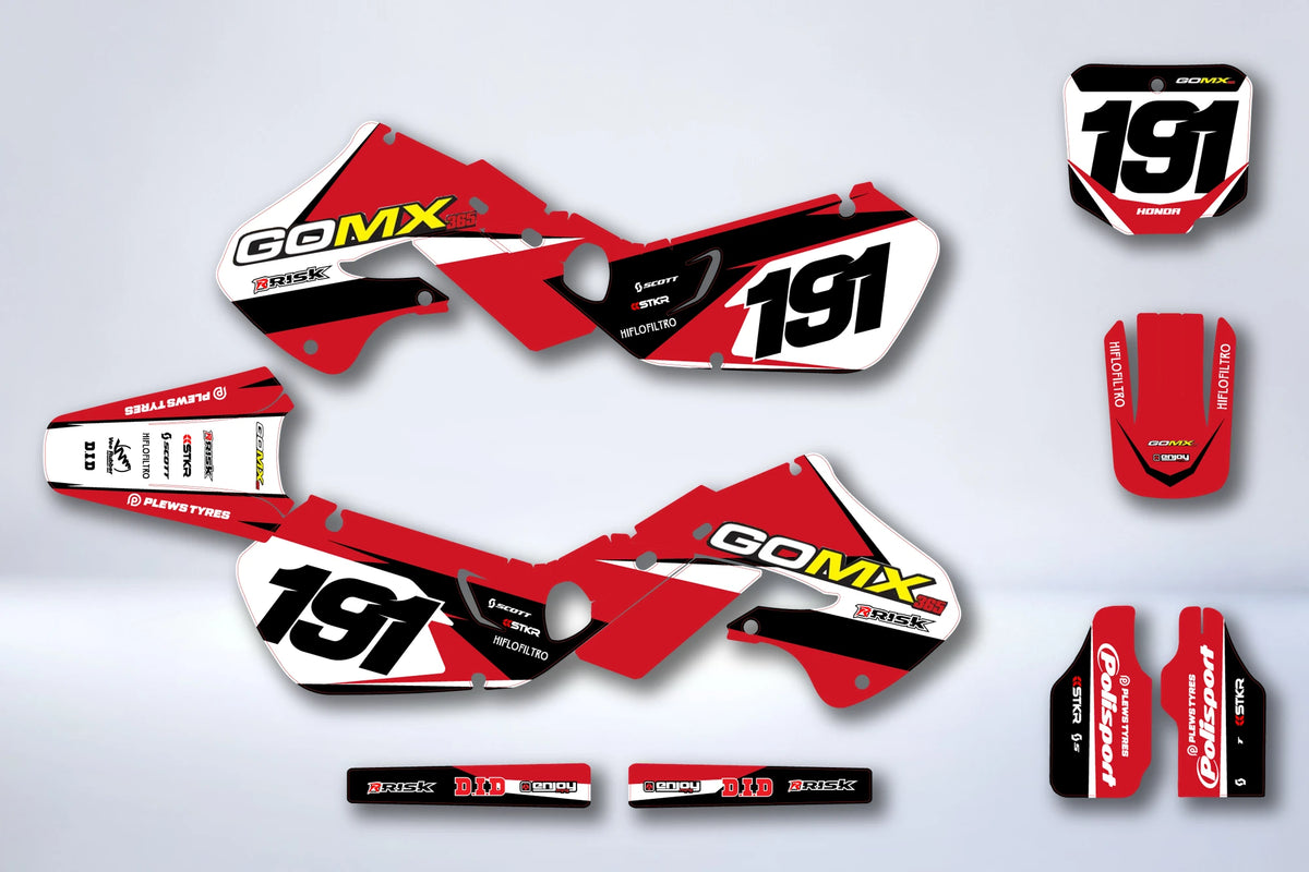 Graphics kit HONDA CR 125-250 1997-1999 - ZEPRAX