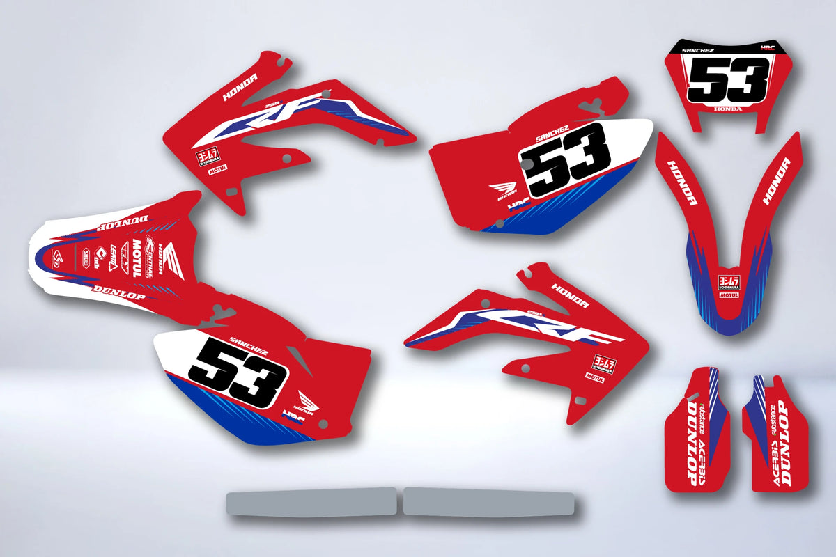 Dekor-Kit HONDA CRF 250 2004-2009 - IRODOR