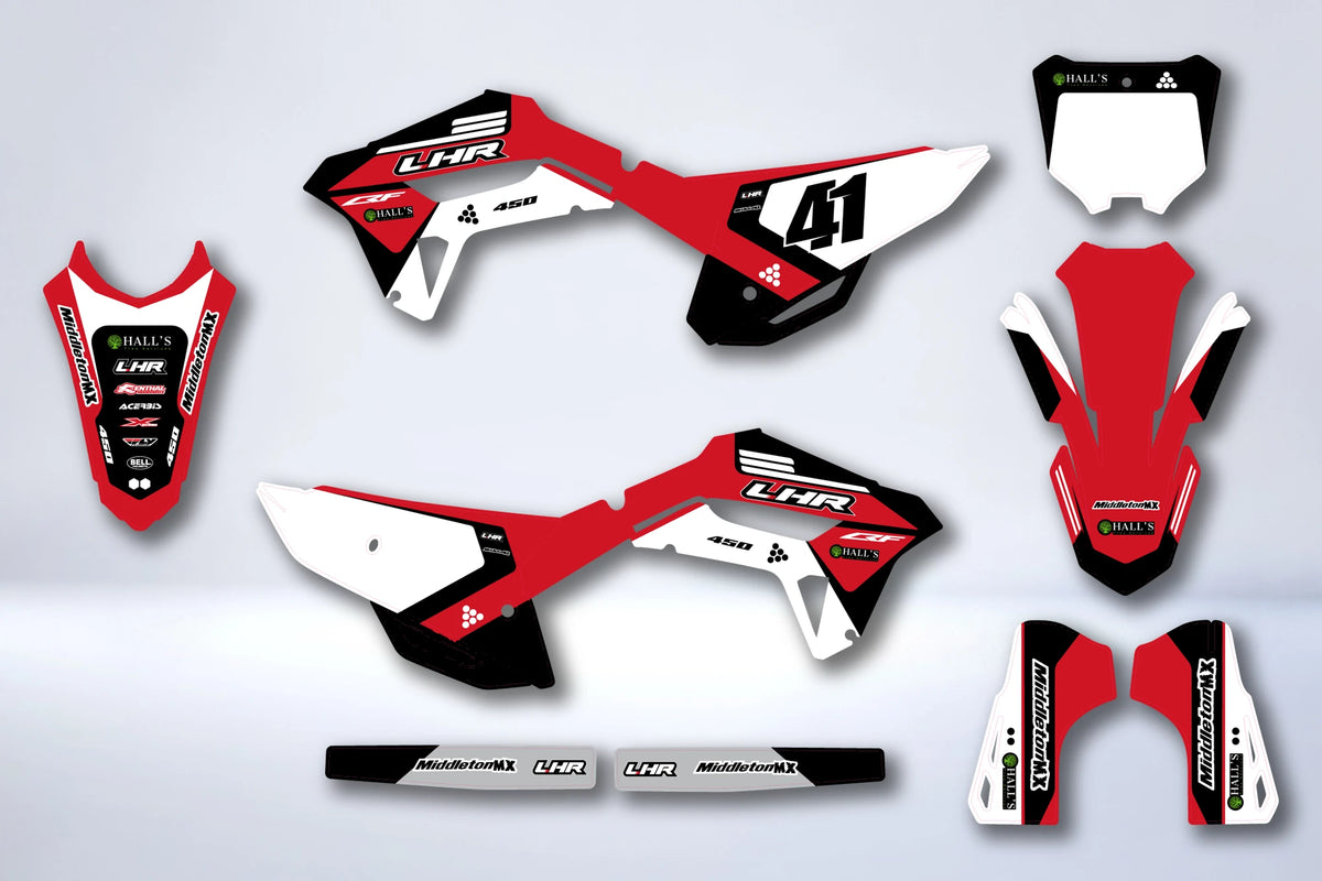 Dekor-Kit HONDA CRF 250 2022-2024 & CRF 450 2021-2024 - ODYDOR