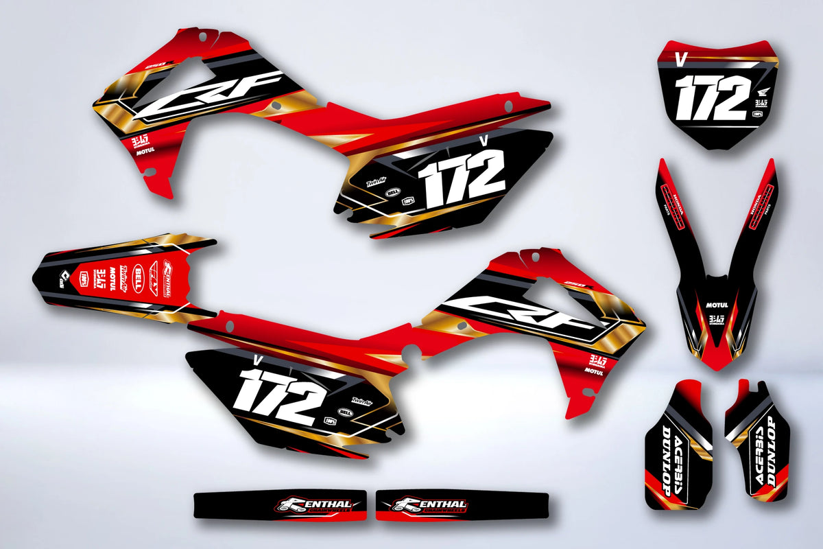 Kit autocolantes HONDA CRF 250-450 2013-2016 - IROVIX