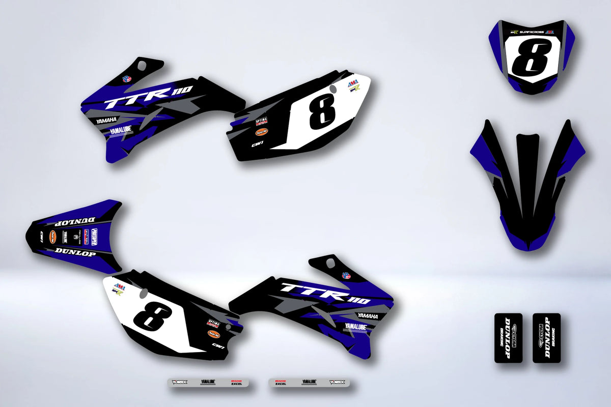 Dekor-Kit YAMAHA TTR 110 - WARNYX
