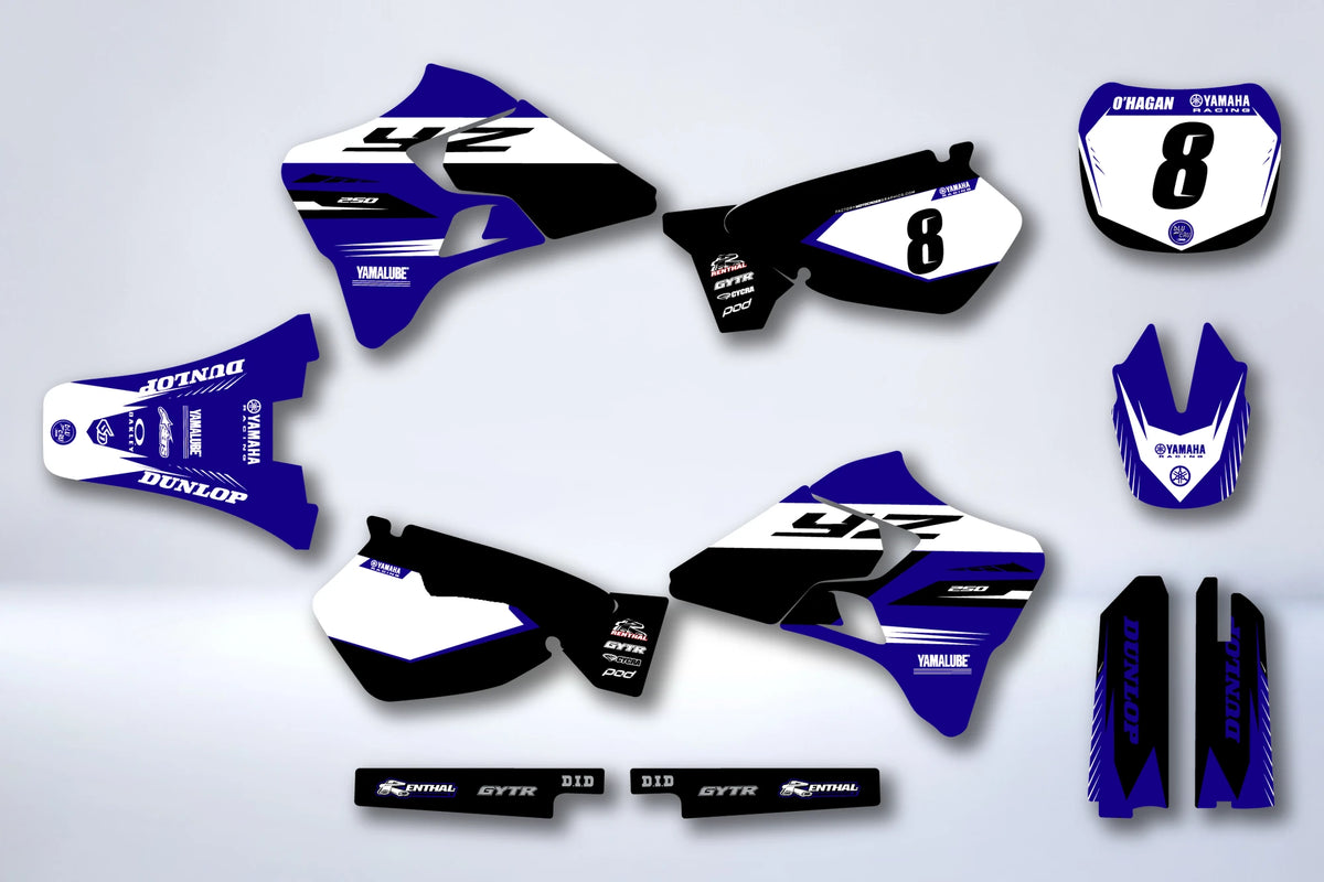 Dekor-Kit YAMAHA YZ 125-250 1996-2001 - MYRTAN