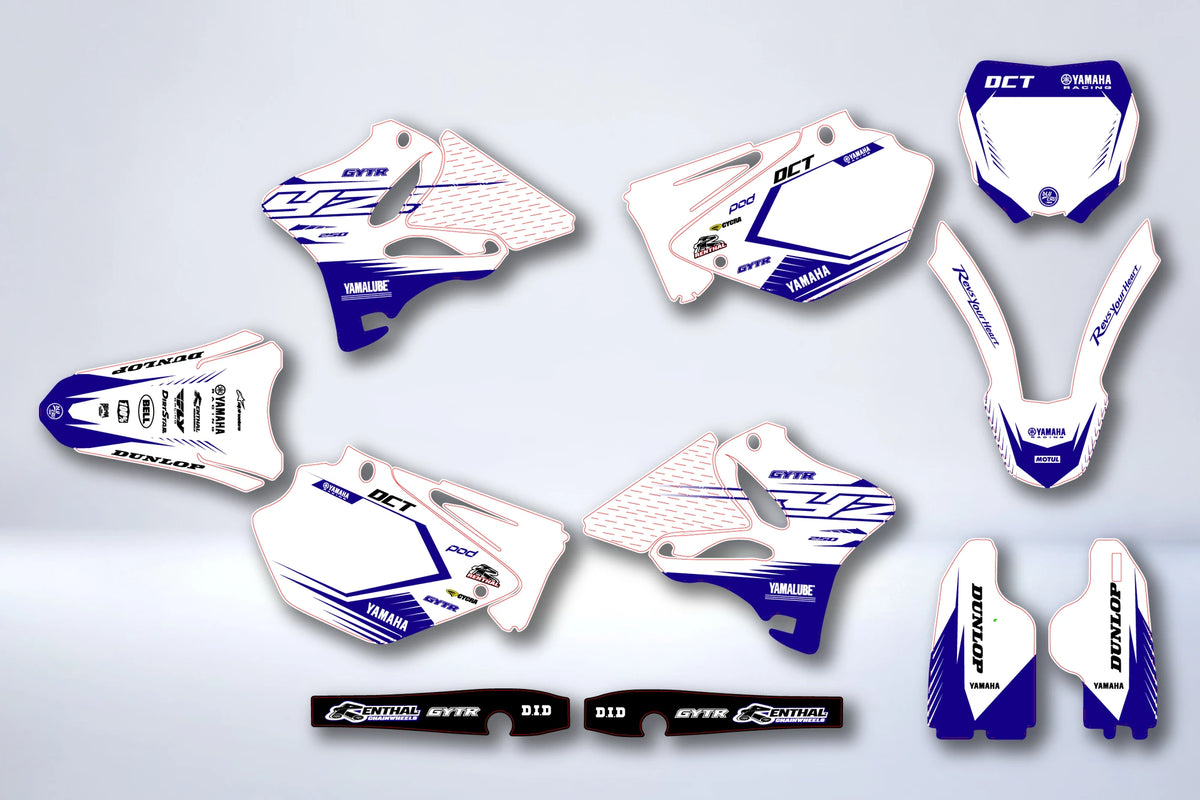 Kit grafiche YAMAHA YZ 125-250 2002-2014 - JORDRIX