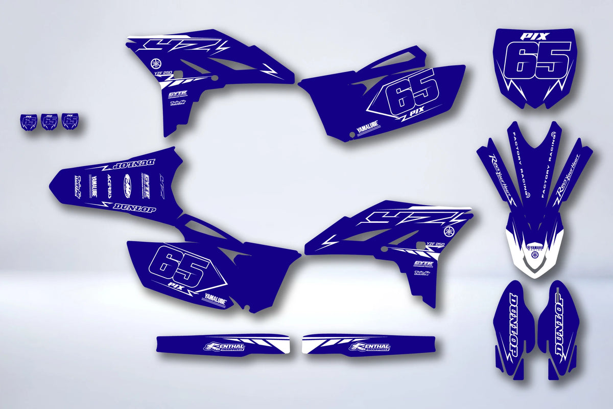 Kit grafiche YAMAHA YZF 250 2010-2013 - PALDRIX