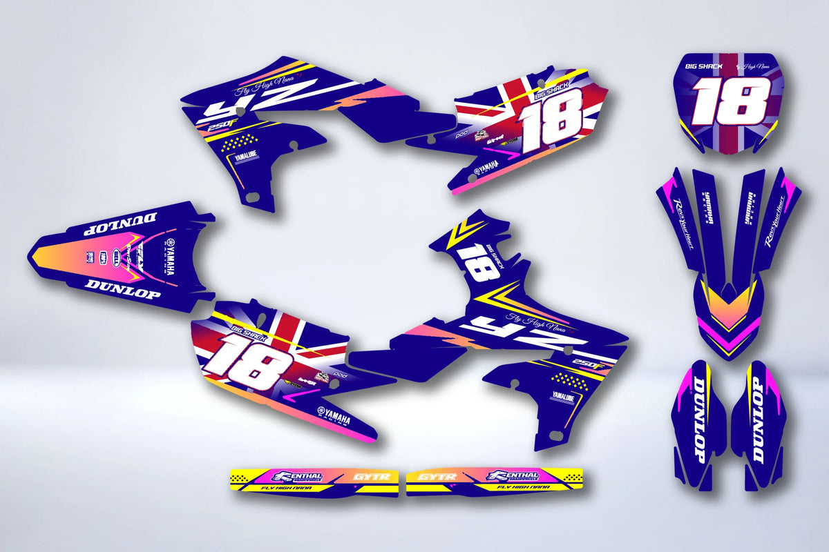 Kit Déco Yamaha YZF 250 ( 2019-2021 ) / 450 ( 2018-2022 ) - TARTHOR