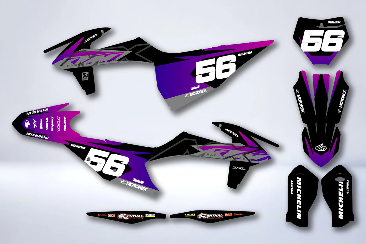 Dekor-Kit KTM EXC EXC-F SX SX-F 2019-2023 - XANTAN