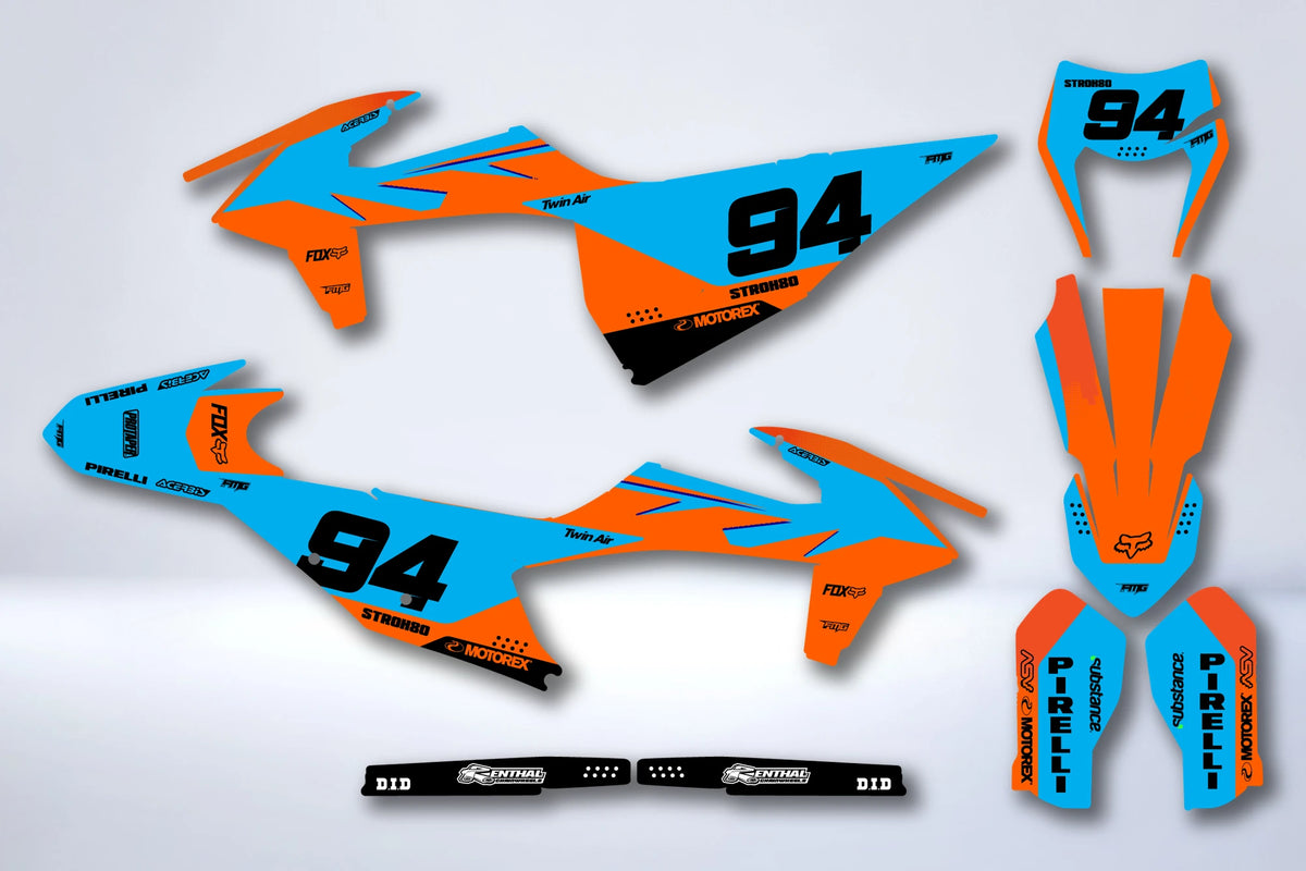 Kit Déco KTM EXC EXC-F SX SX-F 2019-2023 - ZORZIX