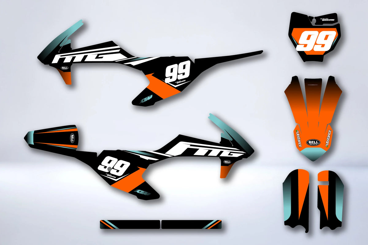 Graphics kit KTM SX 50 2016-2023 - MUDGAR
