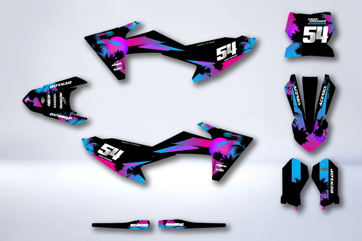 Dekor-Kit KTM SX 65 2024-2026 - GRALEX