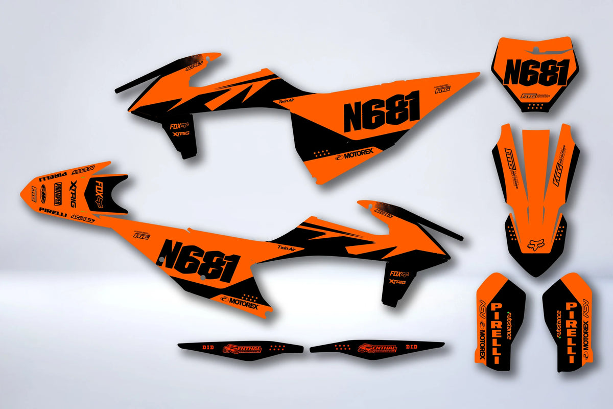 Dekor-Kit KTM EXC EXC-F SX SX-F 2019-2023 - SKOXAR