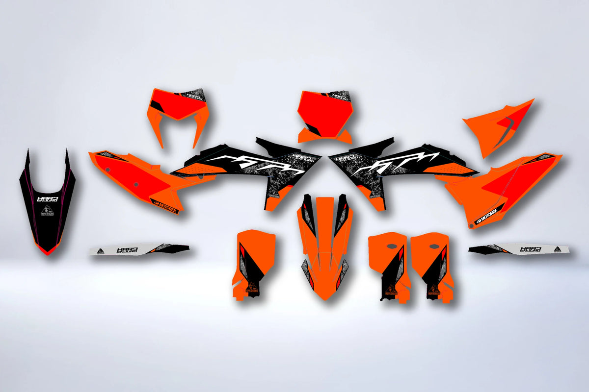 Kit grafiche KTM EXC EXC-F SX SX-F 2023-2025 - ZORTON