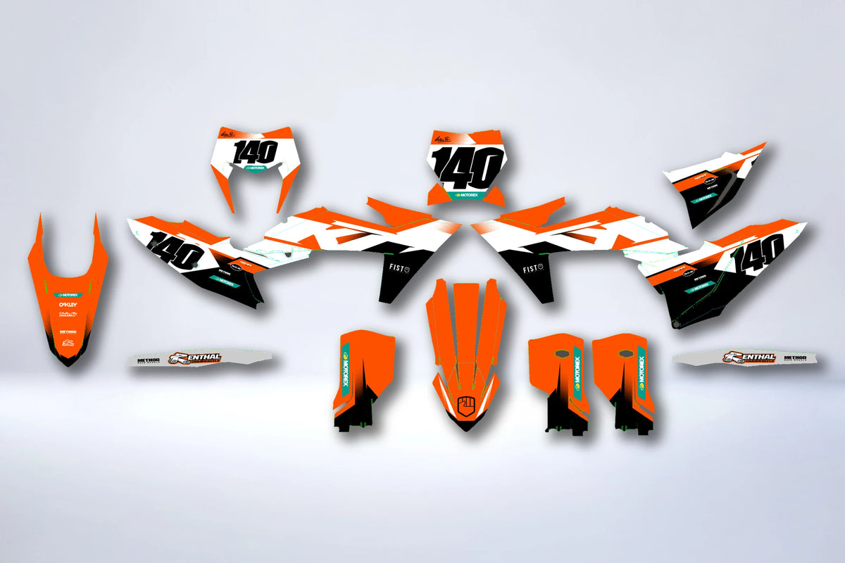 Graphics kit KTM EXC EXC-F SX SX-F 2023-2025 - BRUTON