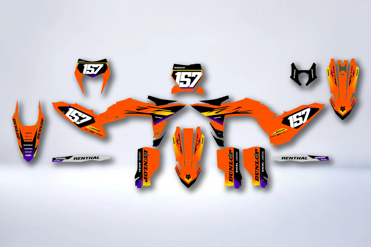Kit Déco KTM EXC EXC-F SX SX-F 2025-2026 - KALRIS