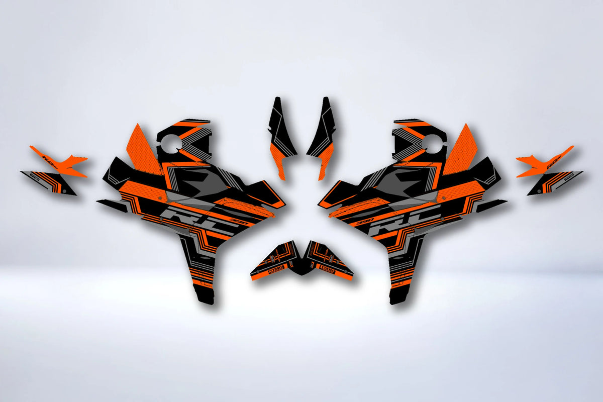 Kit de adhesivos KTM 125 / 390 DUKE 2011-2026 - PYRNYX