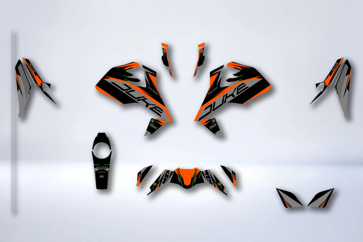 Kit grafiche KTM 125 / 390 DUKE 2011-2026 - RAVDOR