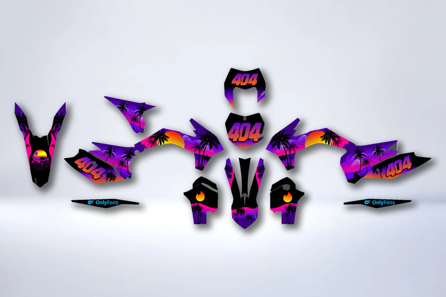 Kit déco KTM EXC EXC-F SX SX-F 2013-2016 TYRZEN