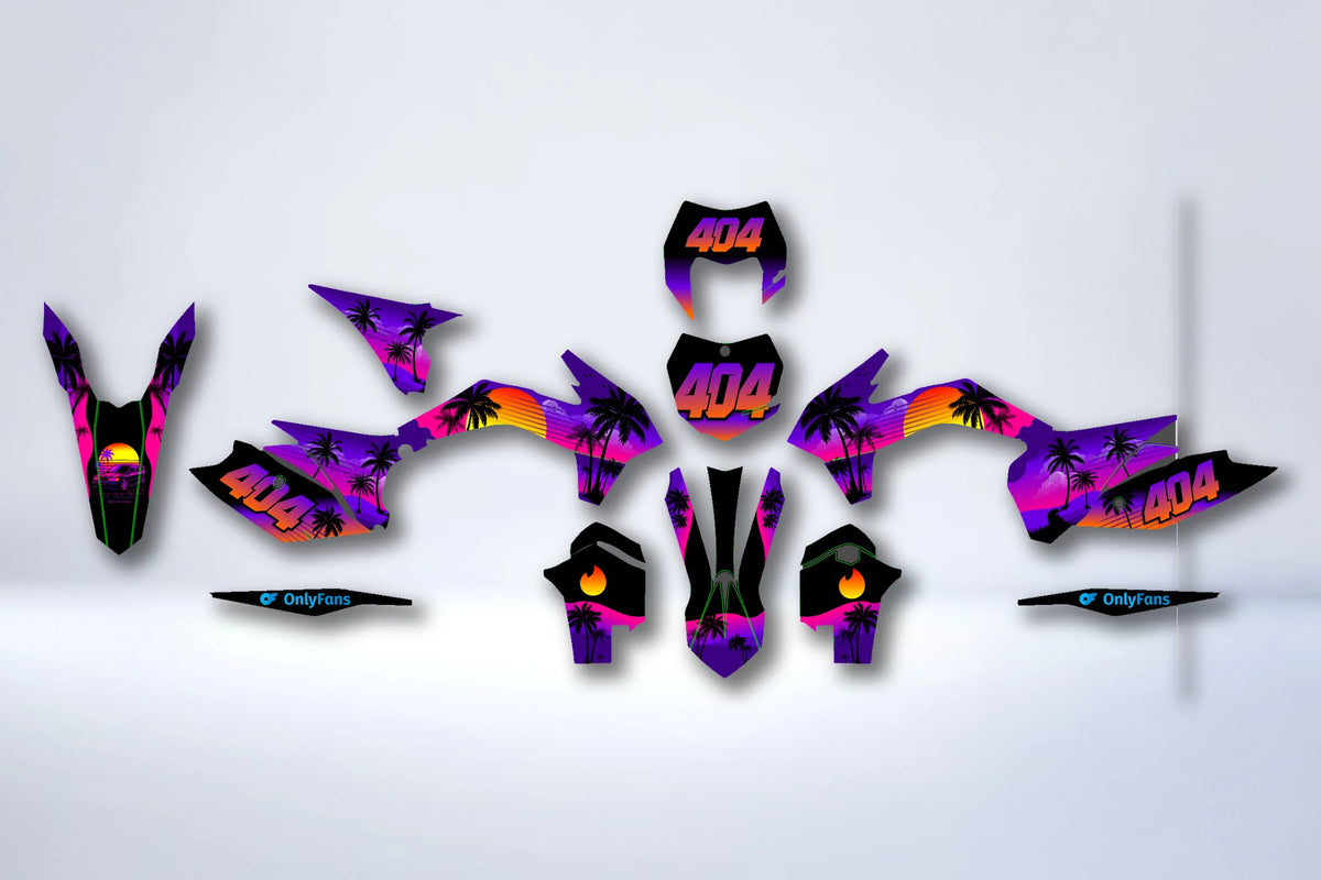 Graphics kit KTM EXC EXC-F SX SX-F 2013-2016 - TYRZEN