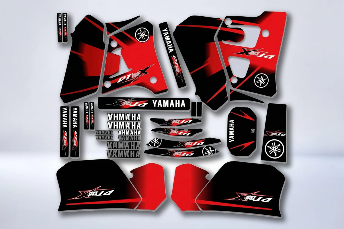 Graphics kit RED – Yamaha DTR 125 1992-2003
