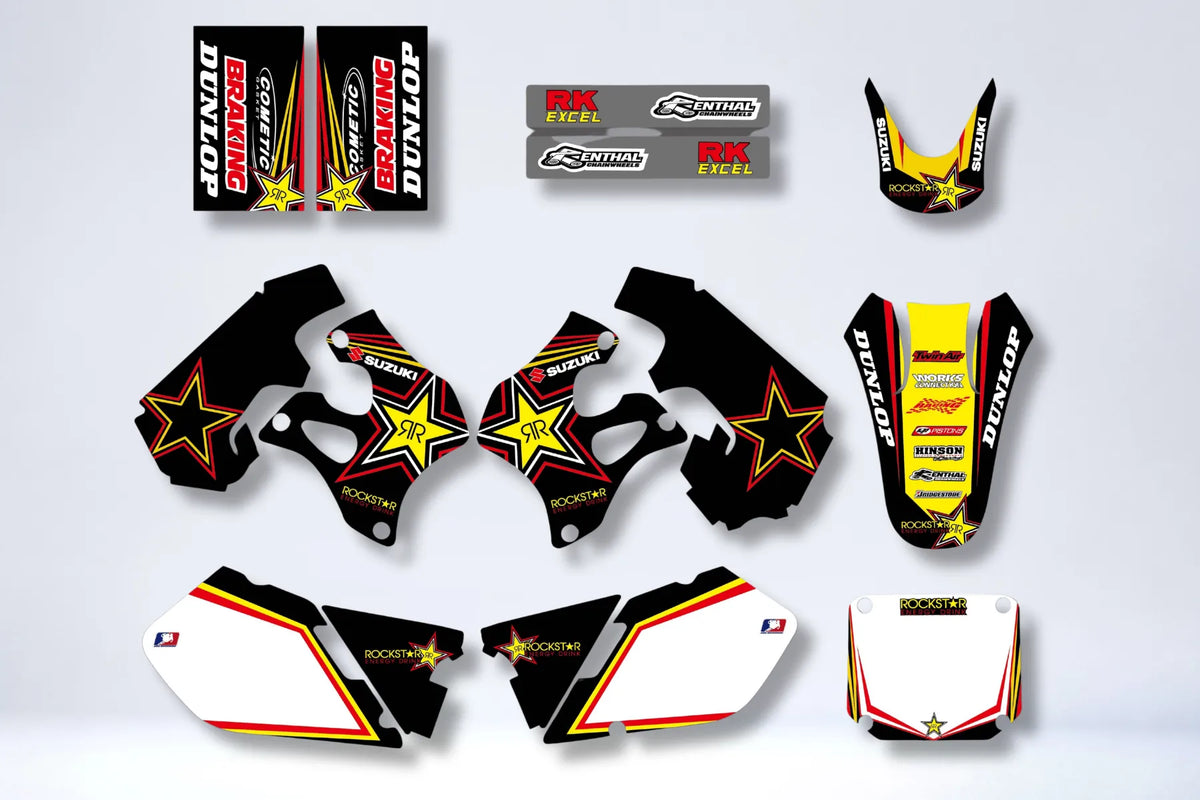 Suzuki RM 125-250 1996-1998 Decoration Kit - Rockstar #2