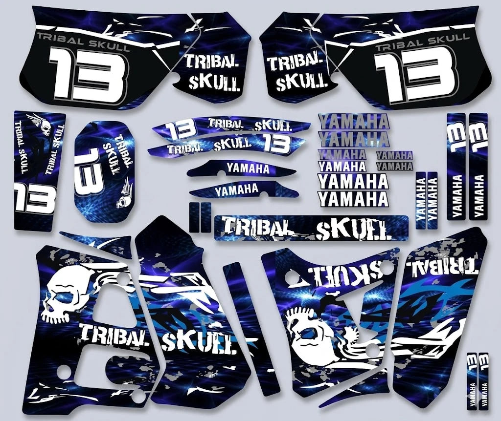 Kit Déco Yamaha DTR 125 1992-2003 - TRIBALL SKUNK