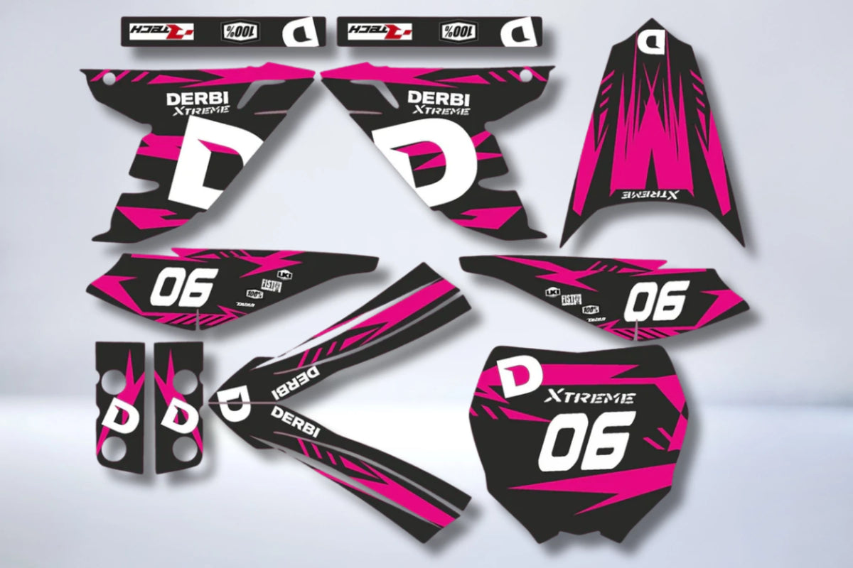 Dekor-Kit DERBI DRD EVO PINK