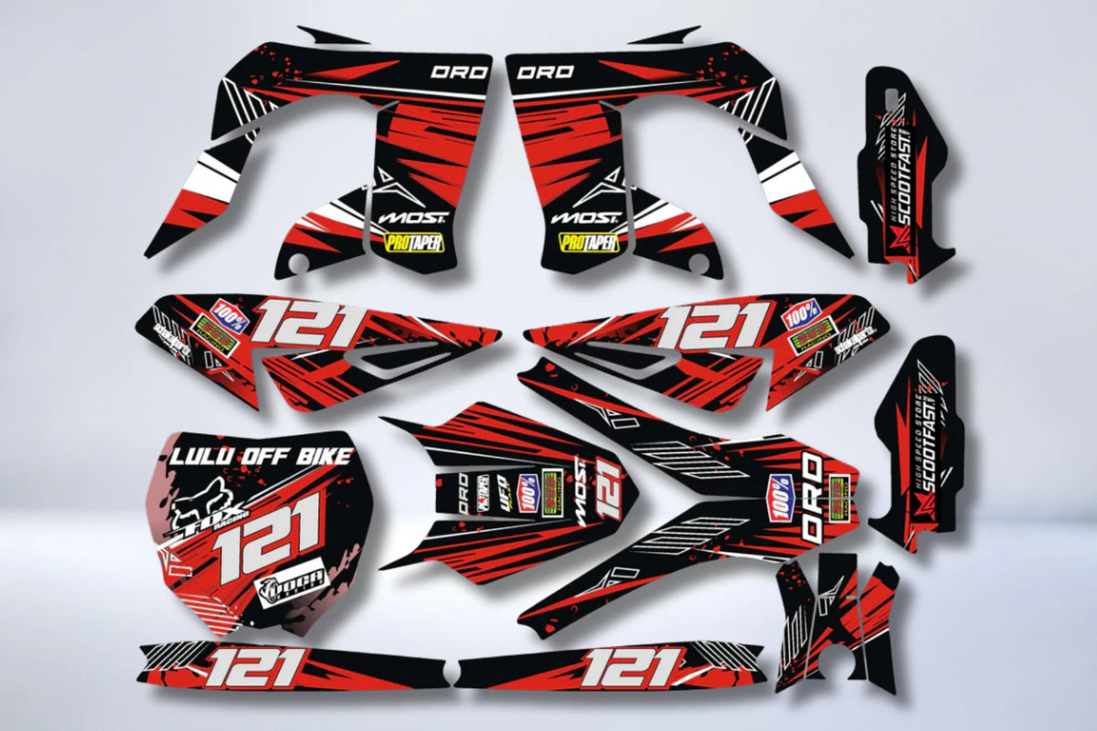 Kit Deco DERBI DRD PRO RED FACTORY