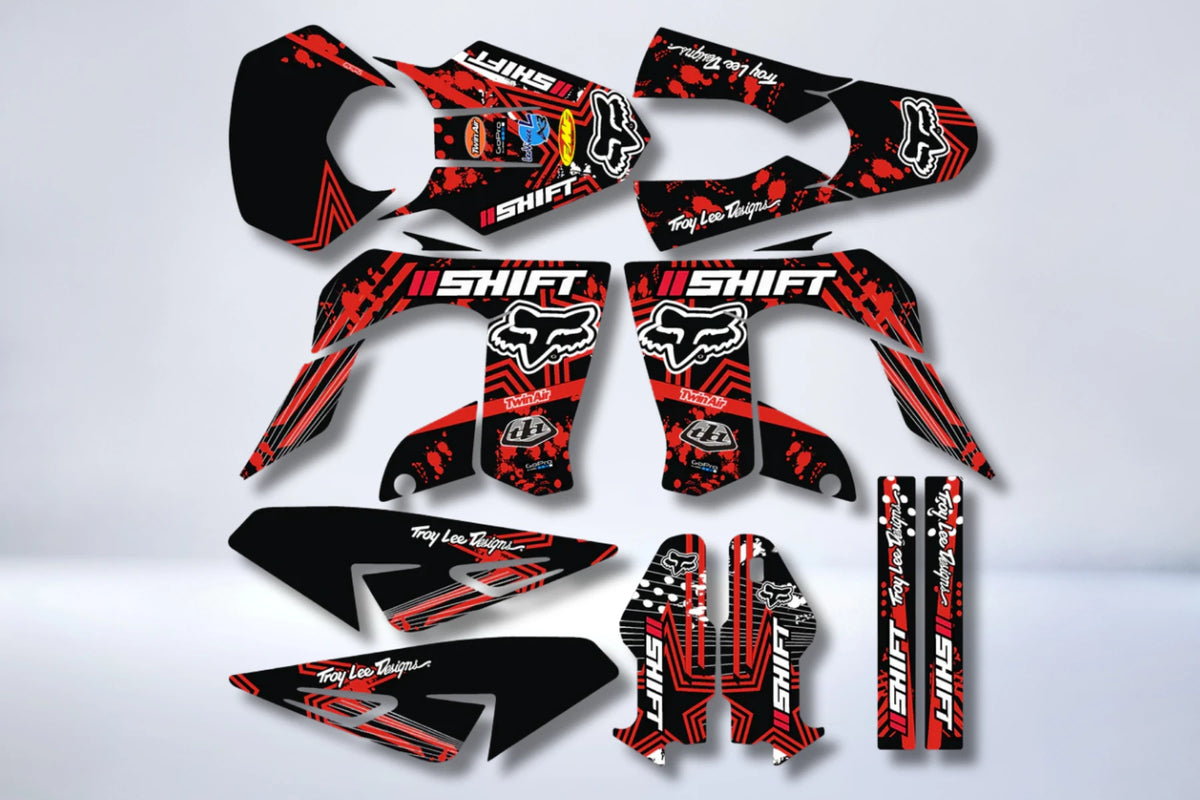 graphics kit DERBI DRD PRO RED FOX
